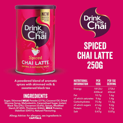 Drink Me Chai Spiced Chai Latte