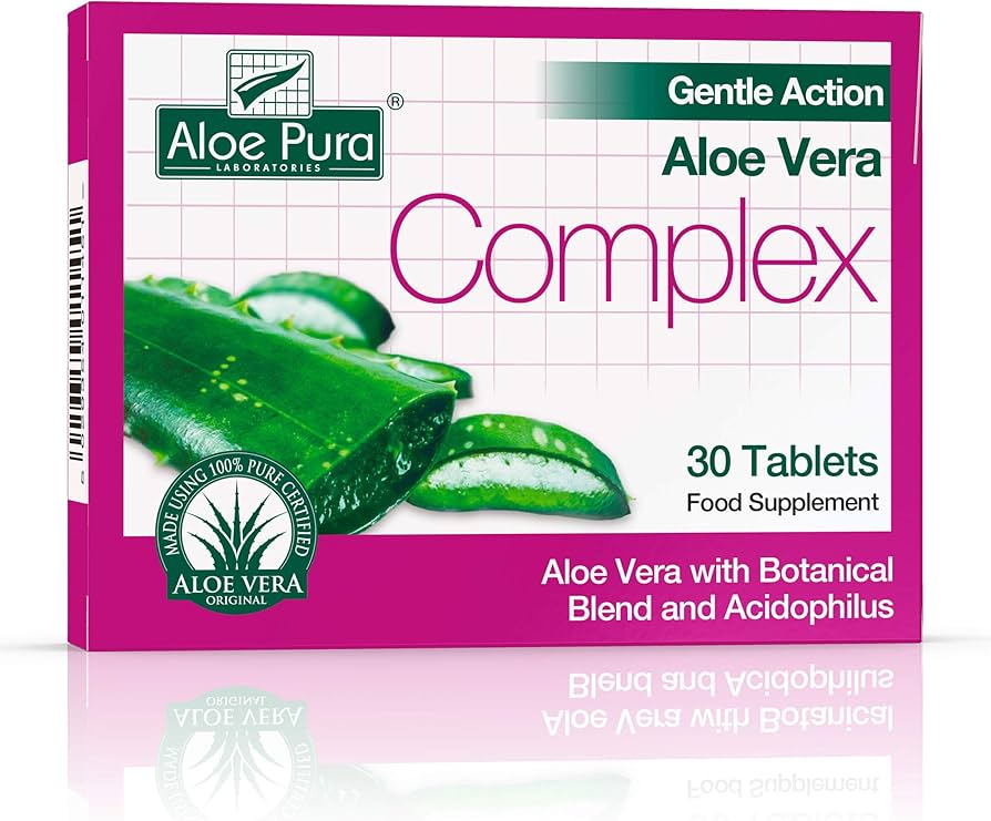 Aloe Pura Gentle Action Complex formerly Colon Cleanse 30Tablets
