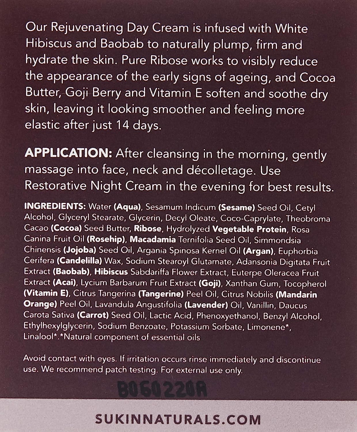 Sukin Purely Ageless Day Cream 120ml