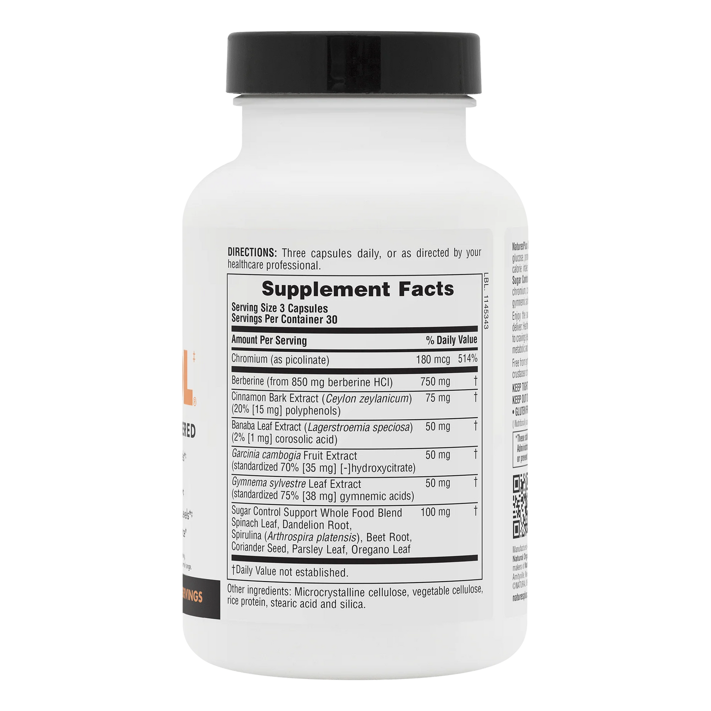 Nature's Plus Ketoliving Sugar Control 90Caps
