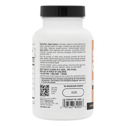 Nature's Plus Ketoliving Sugar Control 90Caps
