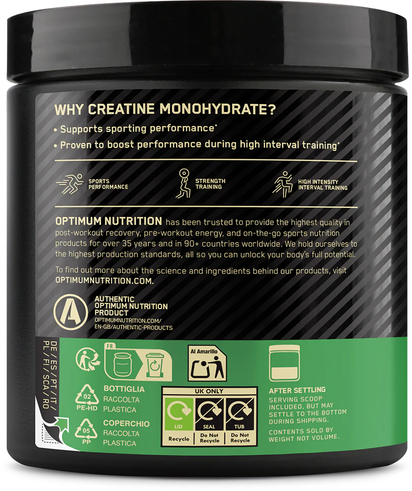 Optimum Nutrition Creatine Orange 247.5g
