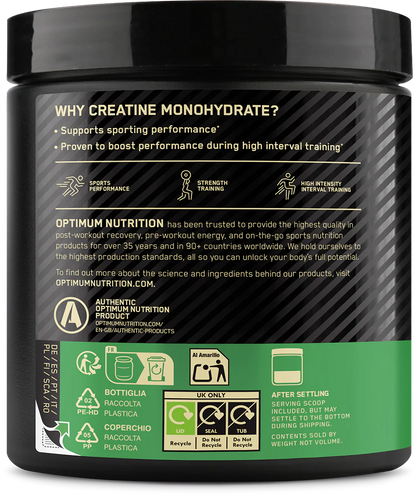 Optimum Nutrition Creatine Orange 247.5g