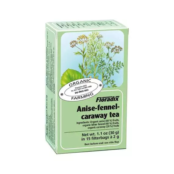 Floradix Anise Fennel Caraway Tea (15teabags)