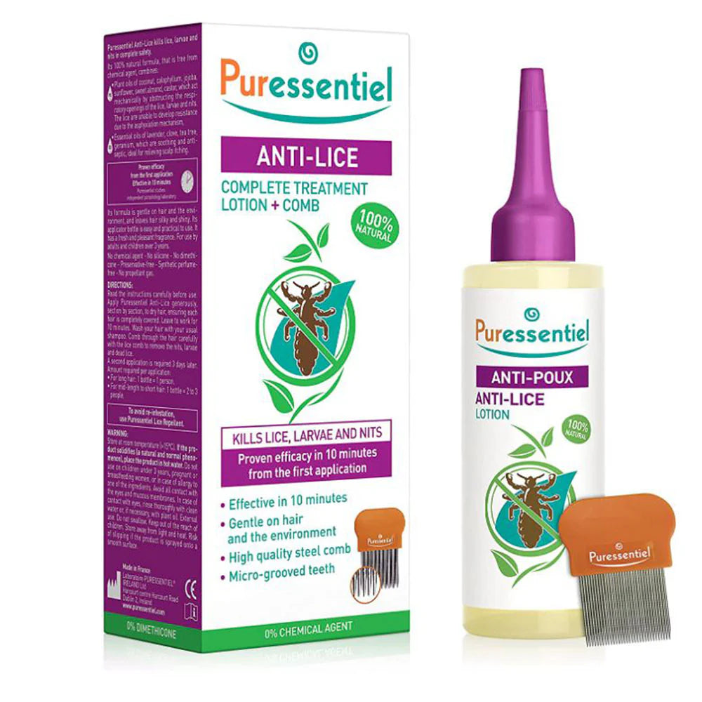 Puressentiel Anti-Lice Treatment Shampoo + Steel Comb