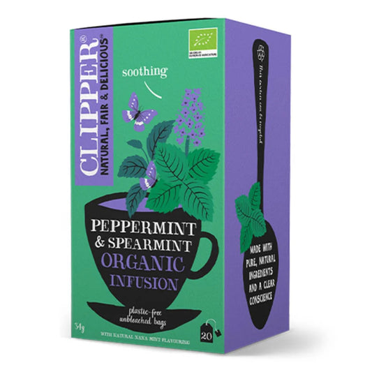 Clipper Org Peppermint and Spearmint 20's