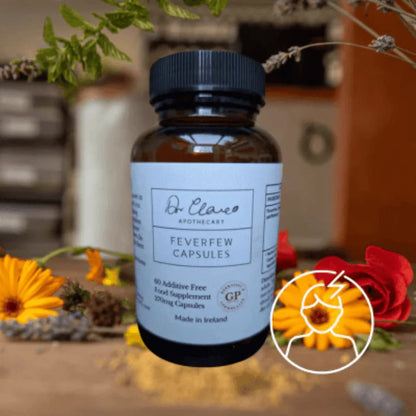 Dr Clare Feverfew Capsules (60 Capsules)