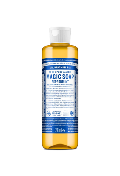 Dr. Bronner's Peppermint Castile Liquid Soap 240ml