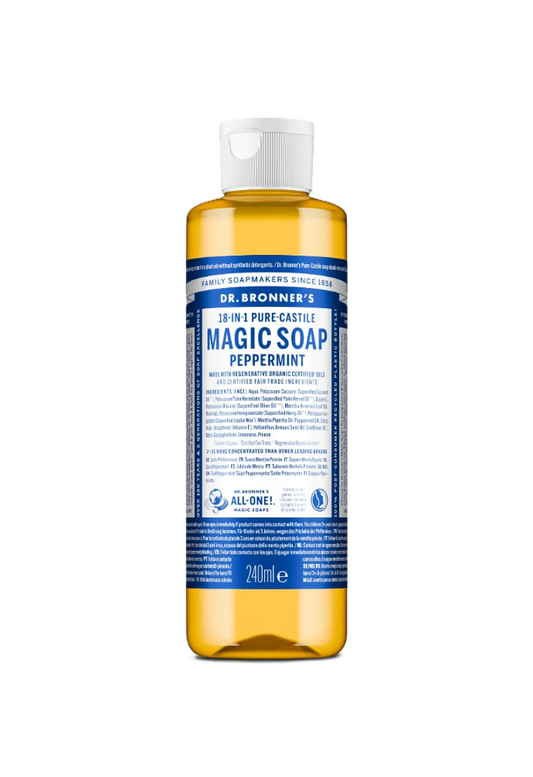 Dr. Bronner's Peppermint Castile Liquid Soap 240ml