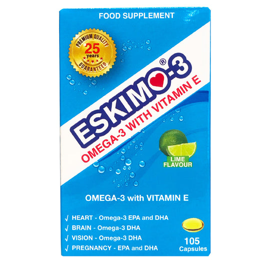 Eskimo-3 with Vitamin E Capsules 105 Capsules