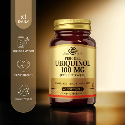 Solgar Ubiquinol 100mg 50 Capsules