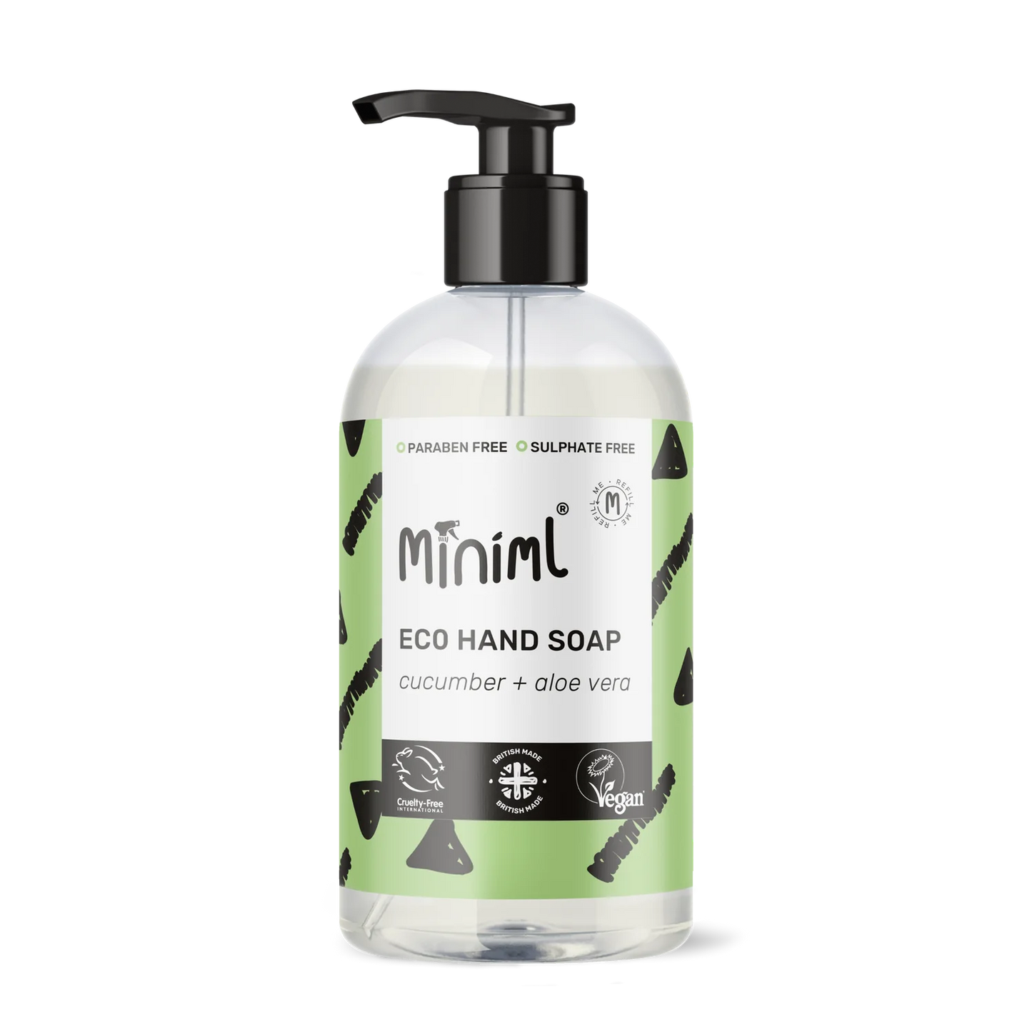 Min. Cucumber & Aloe Vera Hand Wash 500ml