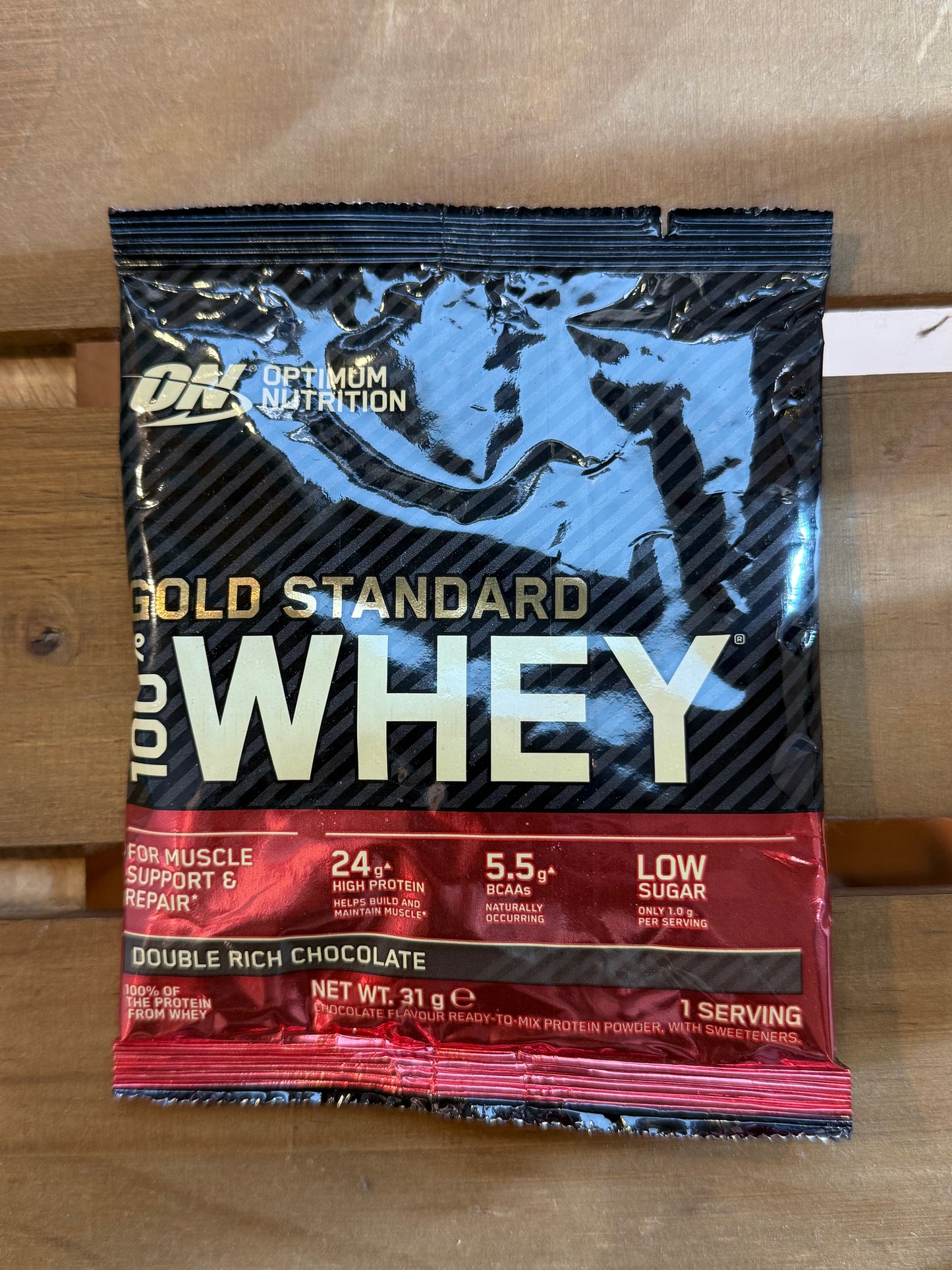 Optimum Nutrition Gold Standard 100% Whey Protein Powder Sachets - Double Rich Chocolate