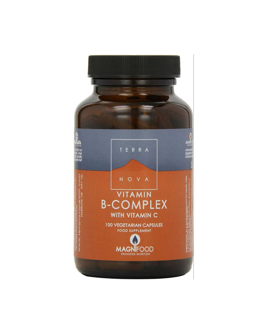 Terra Nova B Complex W/Vitamin C Veg Caps 100 Caps