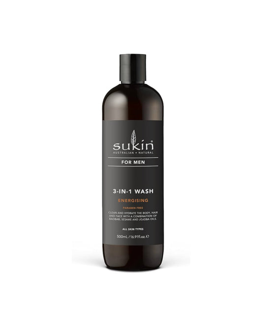Sukin Men's 3 IN 1 Wash 500ml