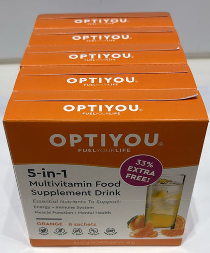 OPTIYOU - 5-in-1 Multivitamin Orange (30ct)