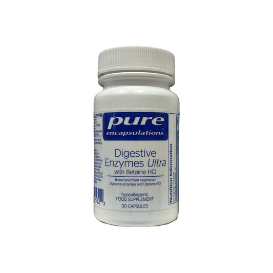 Pure Encapsulations Digestive Enzyme With Beatine 30Capsules