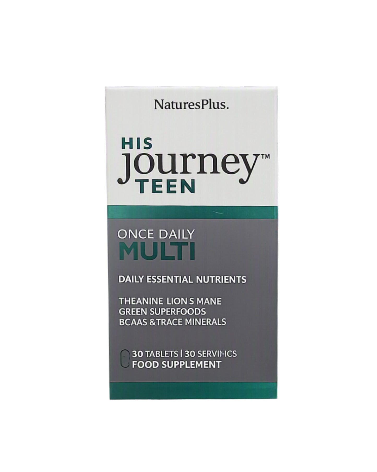 Natures Plus His Journey Teen Multi 30Tablets