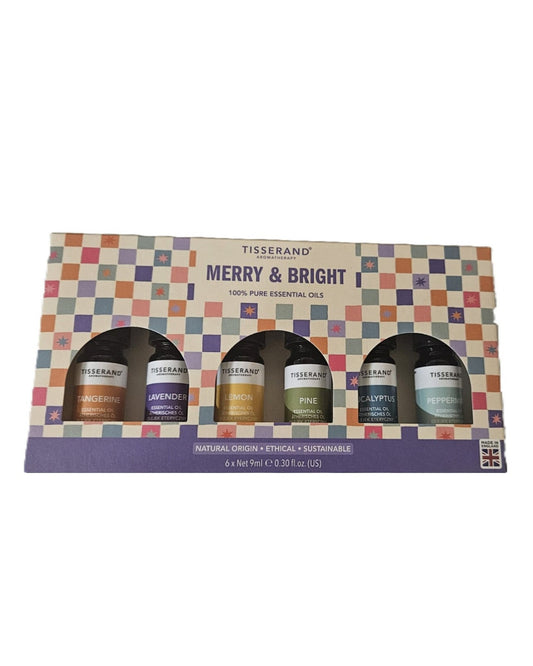 Tisserand Merry & Bright Essential Oil 6 Set 6 x 9ml