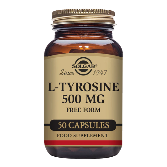 Solgar L-Tyrosine 500mg 50 Capsules