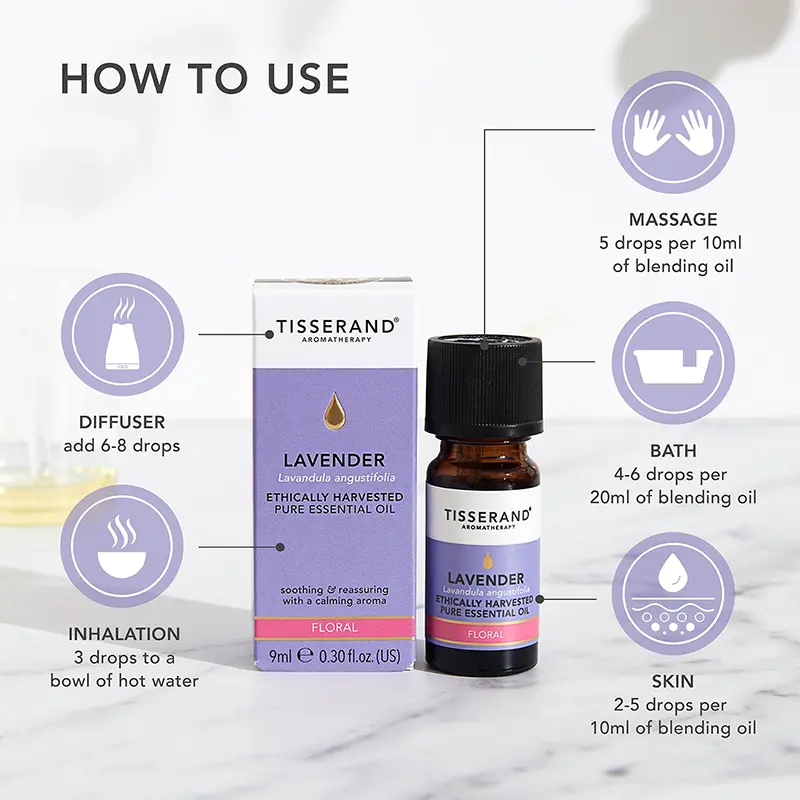 Tisserand Lavender Oil - Organic (9ml)