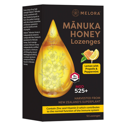 Melora Manuka & Propolis Lozenges Lemon & P 50g