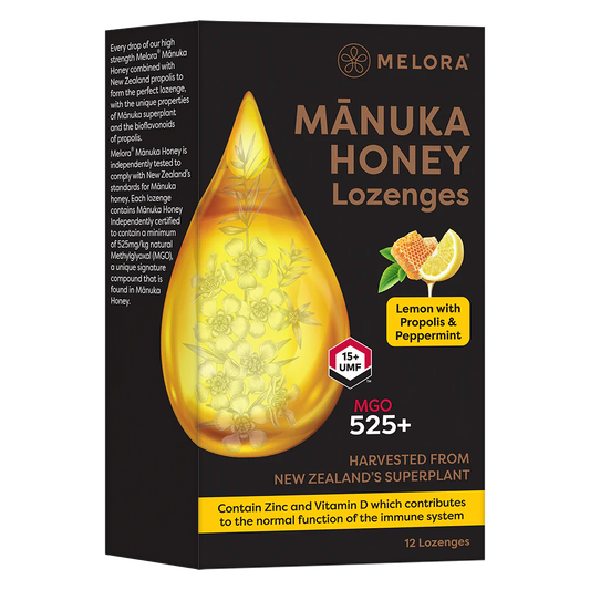 Melora Manuka & Propolis Lozenges Lemon & P 50g