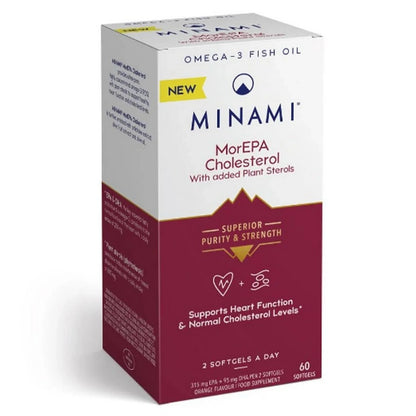 Minami MorEPA Cholesterol Omega 3  (60 Softgels)
