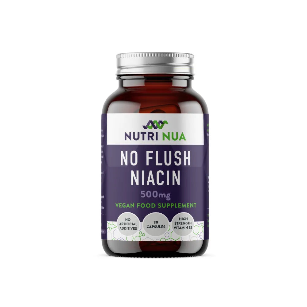 Nutri Nua No Flush Niacin 500mg Vegan 30caps
