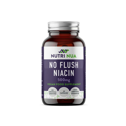 Nutri Nua No Flush Niacin 500mg Vegan 30caps