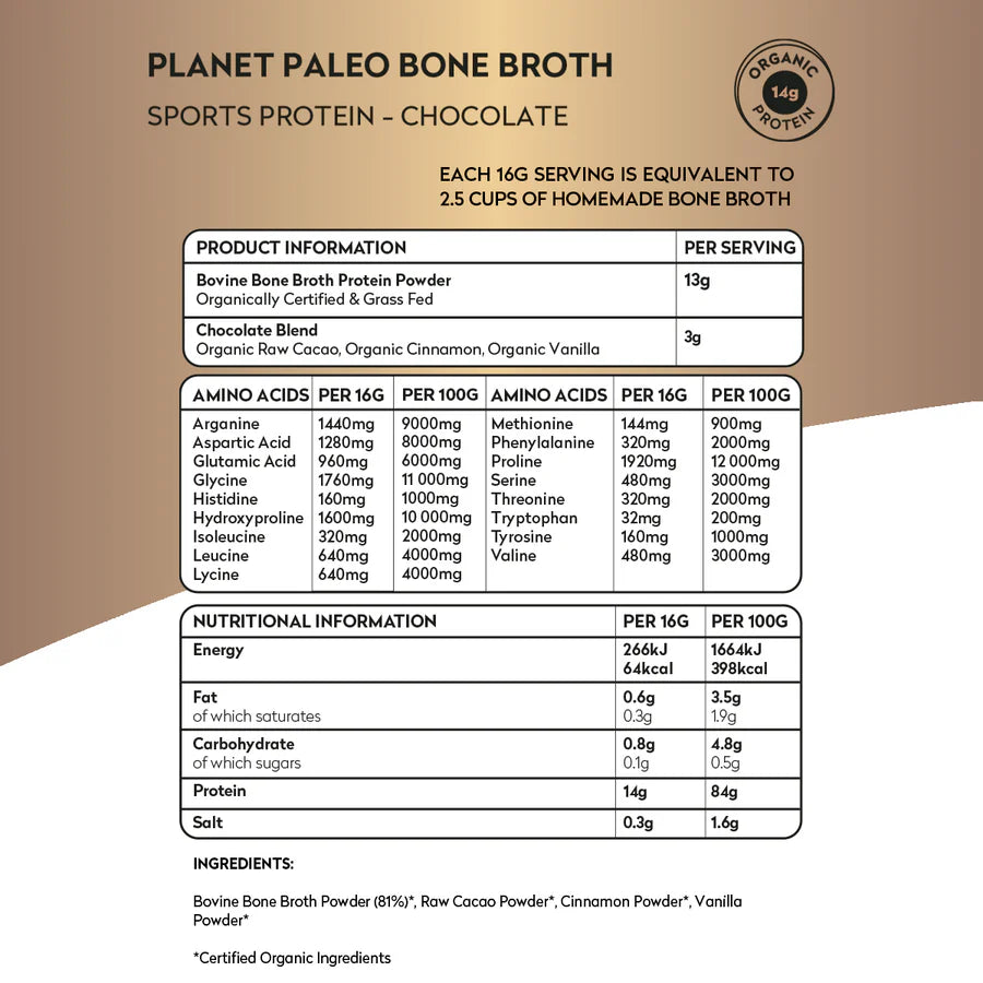 Planet Paleo Bone Broth Chocolate