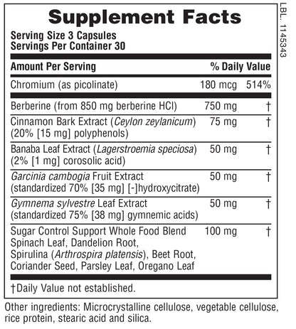 Nature's Plus Ketoliving Sugar Control 90Caps