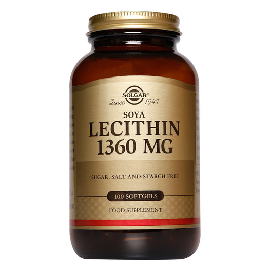 Solgar Lecithin Soya (Unbleached) 1360mg Softgels