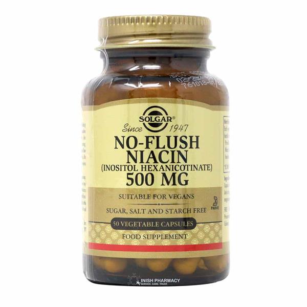 Solgar No-Flush Niacin 500mg V 50