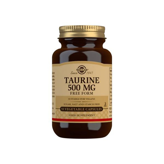 Solgar Taurine 500mg 50 Capsules