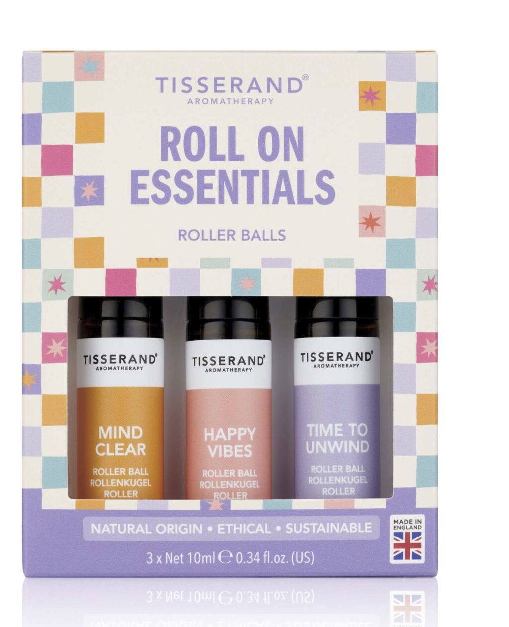 Tisserand Roll On Essentials Roller Ball Trio 3 x 10ml