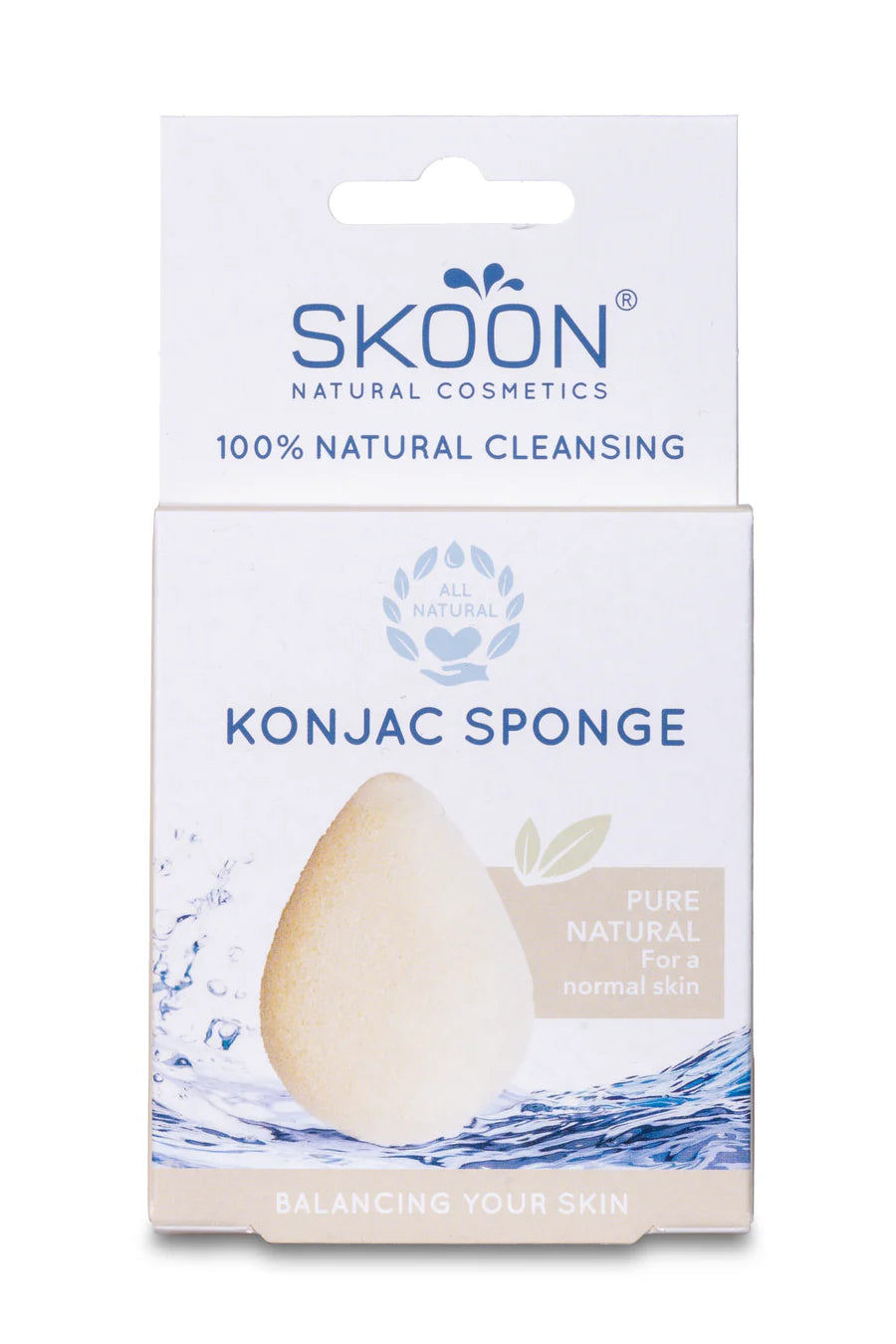 Skoon Konjac Sponge - Pure Natural