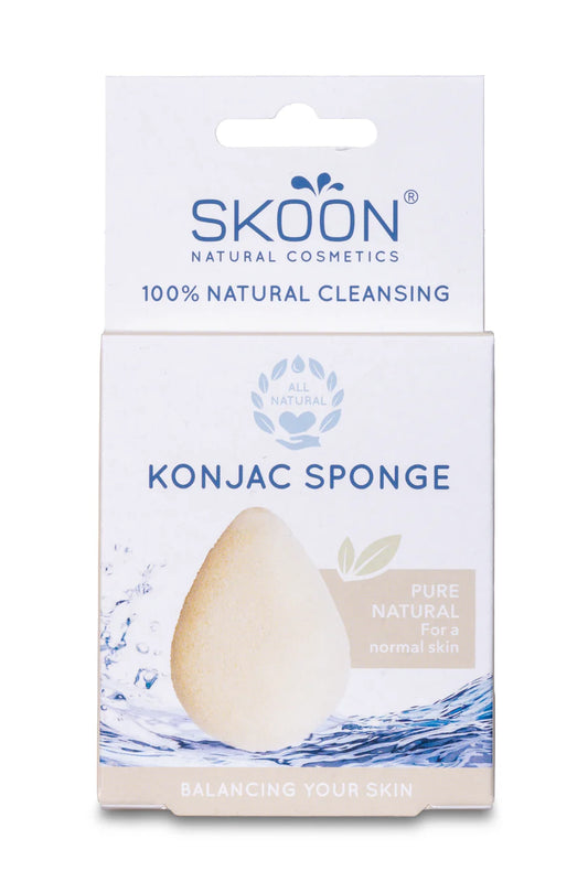 Skoon Konjac Sponge - Pure Natural