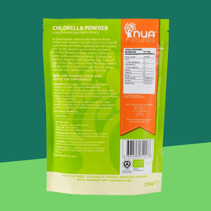 Nua Org Chlorella Powder 250g