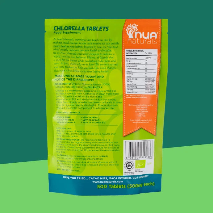 Nua Naturals Chlorella Tablets