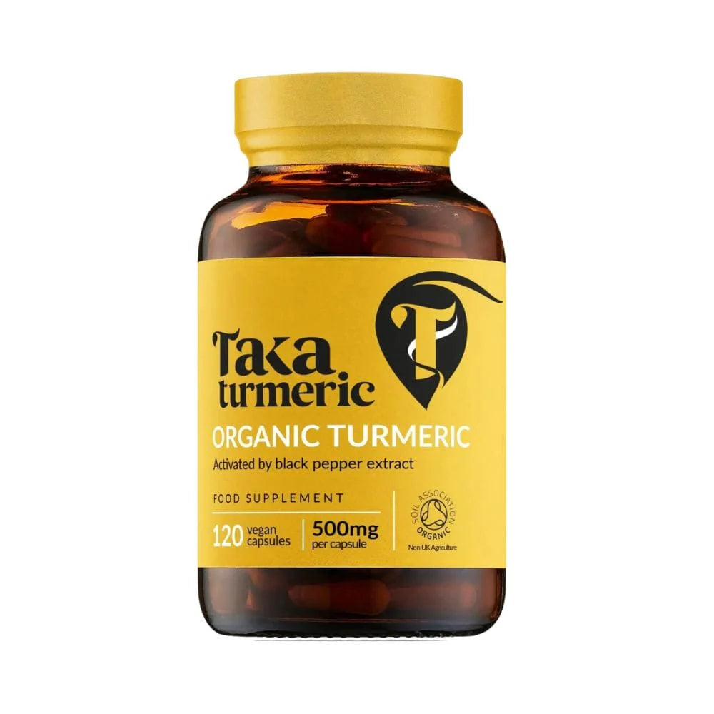 Taka Turmeric Organic Turmeric 120 Capsules