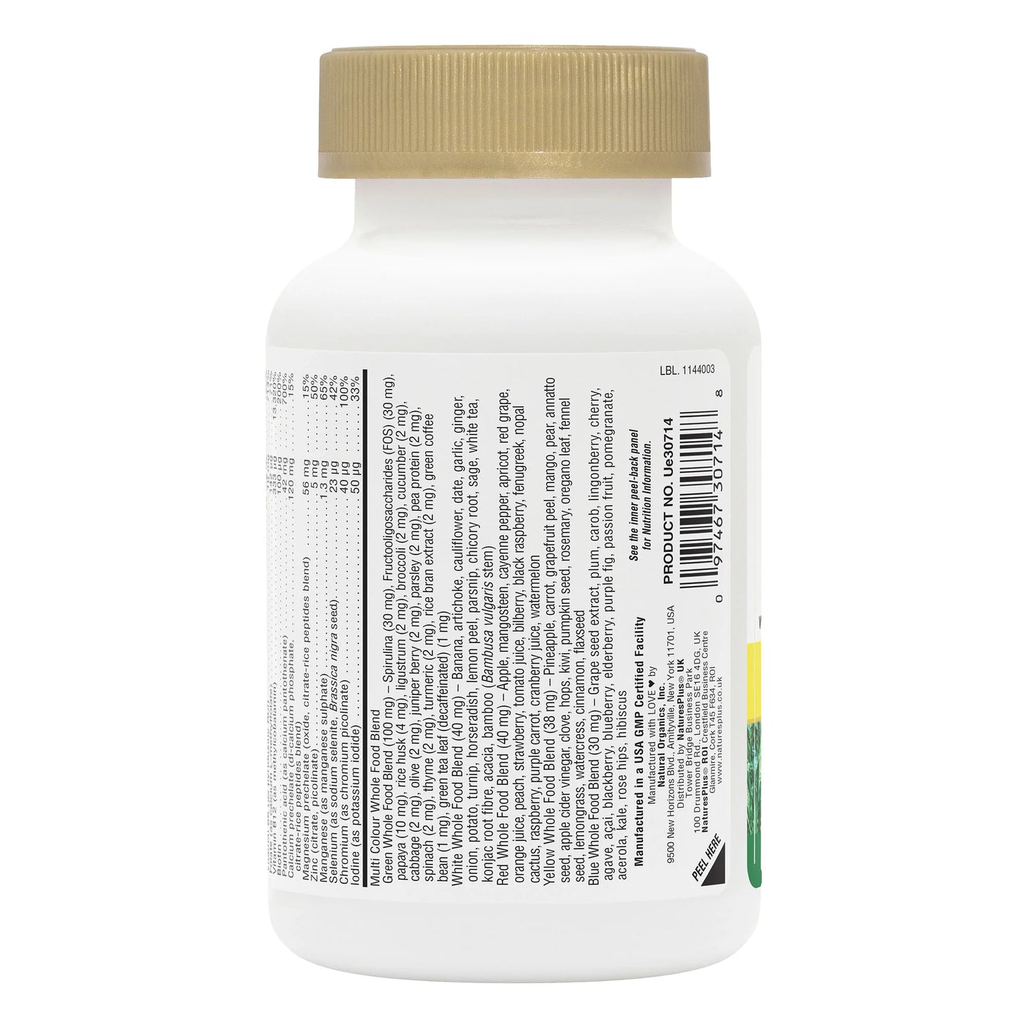 Nature's Plus SOURCE OF LIFE GOLD MINI-TABS (180 Tablets)