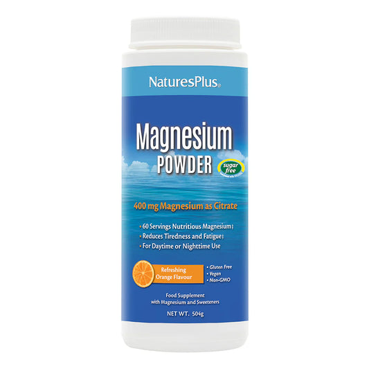 Nature's Plus Orange Magnesium Powder 504 Grams
