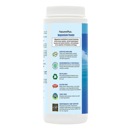 Nature's Plus Orange Magnesium Powder 504 Grams