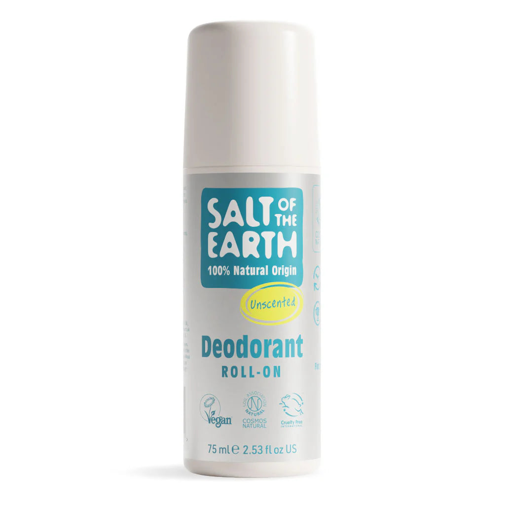 Salt Of The Earth Unscented Deodorant Roll-On 75ml