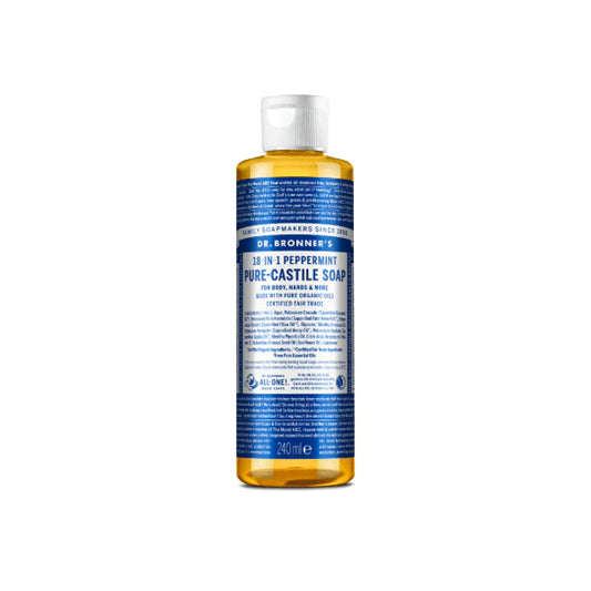Dr. Bronner's Peppermint Castile Liquid Soap 240ml