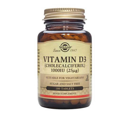 Solgar Vitamin D3 1000IU 180 Tablets