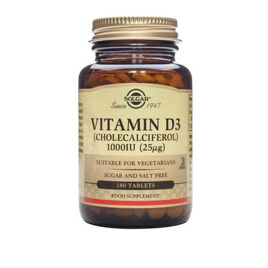 Solgar Vitamin D3 1000IU 180 Tablets