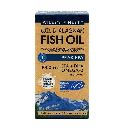 Wileys Wild Alaskan Fish Oil 60s
