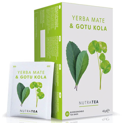 NutraTea Yerba Mate & Gotu Kola (20teabags)